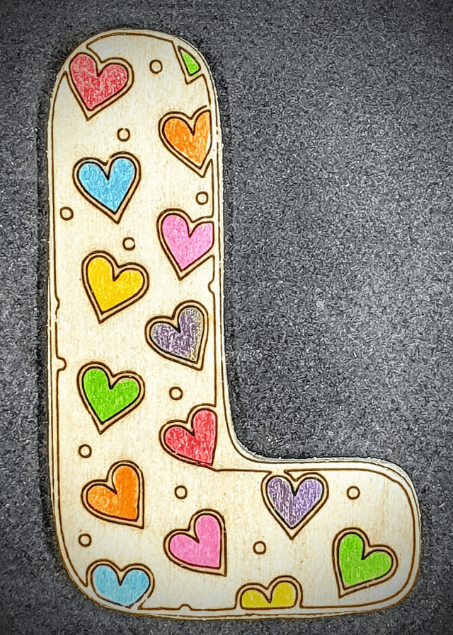 lettre coeurs