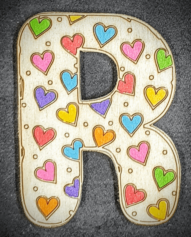 lettre coeurs