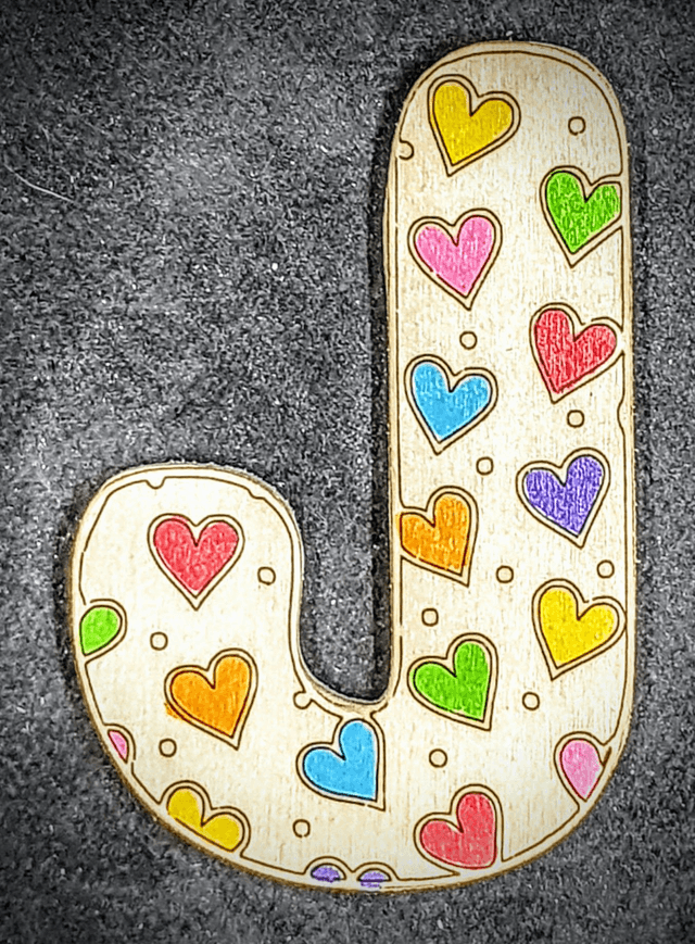 lettre coeur