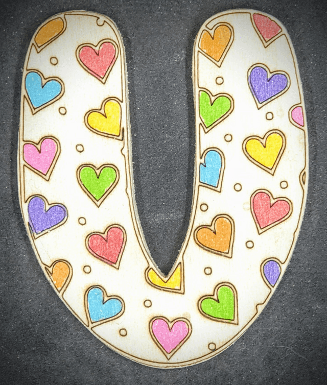 lettre coeurs